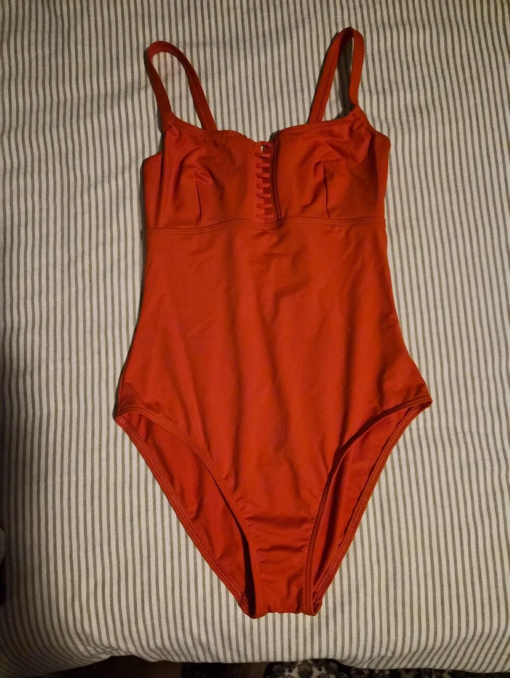 Red One-Piece Swimsuit